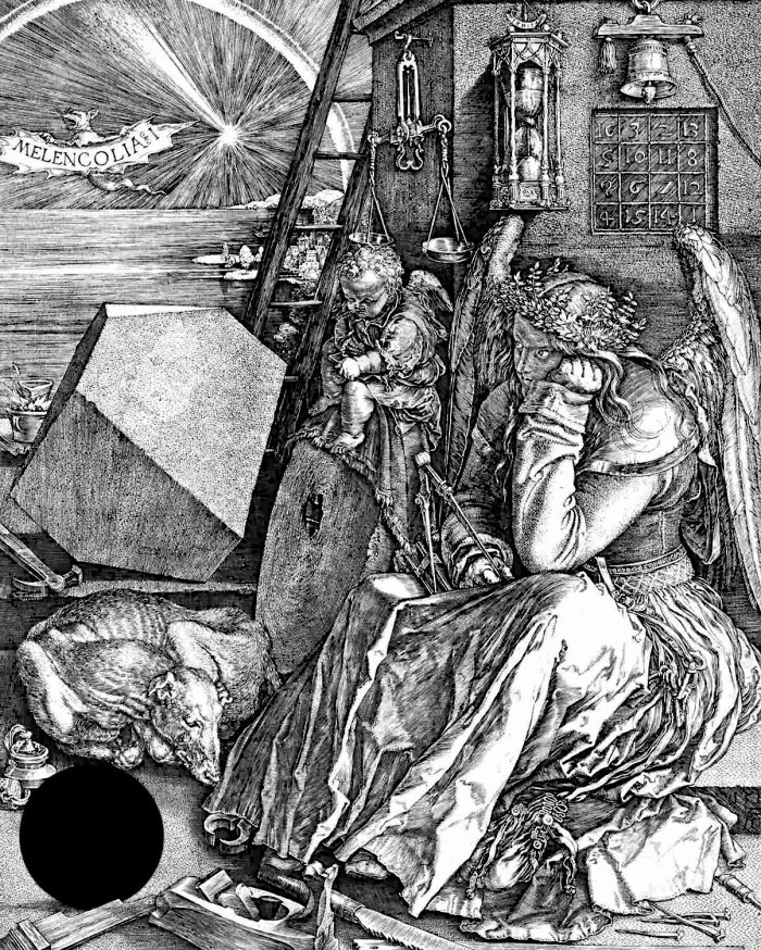 Melencolia. Alberto Durero, 1514. Rectificado.